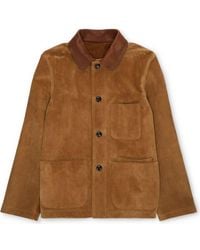 Fortela - Montana Suede Leather Jacket - Lyst