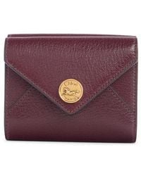 Chloé - Leather Envelope Trifold Wallet - Lyst