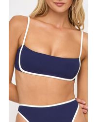L*Space - Hazel Ribbed Bikini Top - Lyst