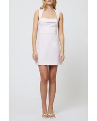 French Connection - Whisper Square Neck Minidress - Lyst