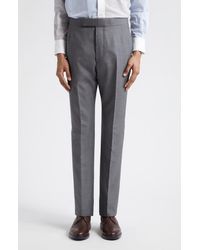 Thom Browne - Classic Super 120S Wool Backstrap Pants - Lyst