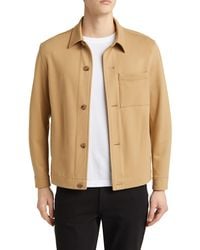 BOSS - Carper Button-up Shirt Jacket - Lyst
