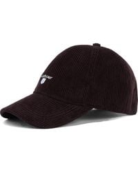 Barbour - Preston Adjustable Corduroy Baseball Cap - Lyst