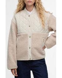 Barbour - Wetherby High Pile Fleece Jacket - Lyst