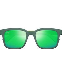 Maui Jim - Opiopio Af 54Mm Polarizedplus2 Rectangular Sunglasses - Lyst