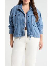 Caslon - Denim Utility Jacket - Lyst