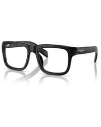 Prada - 52Mm Rectangle Optical Glasses - Lyst