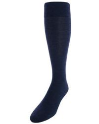 Trafalgar - Maxwell Over The Calf Cashmere Blend Socks - Lyst