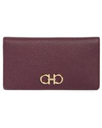 Ferragamo - Gancio Continental Wallet - Lyst