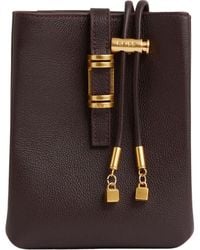 Reiss - Vienna Leather Crossbody Phone Bag - Lyst