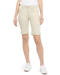 NYDJ - Briella Roll Cuff Denim Bermuda Shorts - Lyst