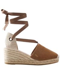 VISCATA - Fosca Suede Espadrille Wedges - Lyst