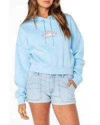 Roxy - Breakwater Fleece Graphic Hoodie - Lyst