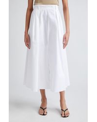 Rohe - A-line Cotton Poplin Skirt - Lyst