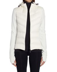 3 MONCLER GRENOBLE - Quilted Down & Fleece Hooded Cardigan - Lyst