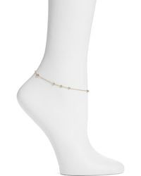 VIDAKUSH - Rain Drop Station Anklet - Lyst