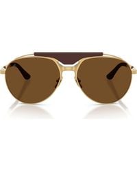 Ferrari - 59Mm Polarized Pilot Sunglasses - Lyst