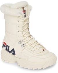 fila boots fur