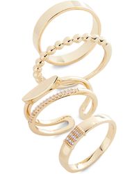 Nordstrom - Set Of 4 Stacking Rings - Lyst