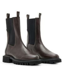 AllSaints - Hallie Lug Sole Chelsea Boot - Lyst