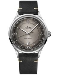 MIDO - Multifort Pulsemeter Automatic Leather Strap Watch, 40Mm - Lyst