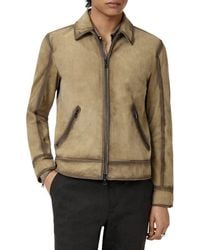 John Varvatos - Benjamin Suede Jacket - Lyst