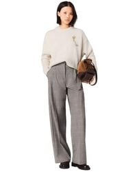 Maje - Checked Suit Trousers - Lyst
