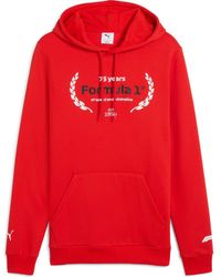PUMA - Formula 1 Essential Logo Graphic Hoodie - Lyst