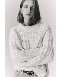 H&M - Cable-Knit Jumper - Lyst