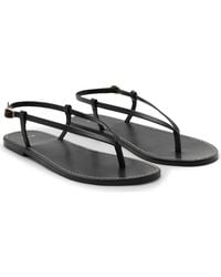 Mango - Ankle Strap Thong Sandal - Lyst