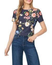 Ted Baker - Wilda Floral Graphic Tee - Lyst