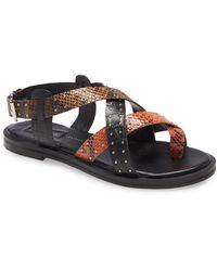 fawn studded platform sandal topshop