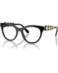 Swarovski - 52Mm Round Optical Glasses - Lyst