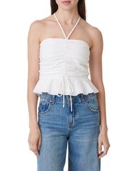 Habitual - Ruched Halter Top - Lyst