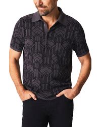 Billy Reid - Stained Glass Cotton Sweater Polo - Lyst