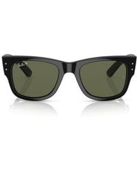 Ray-Ban - Mega Wayfarer 52Mm Polarized Square Sunglasses - Lyst