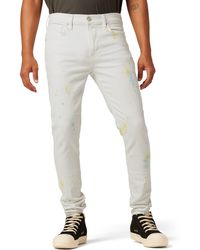 Hudson Jeans - Zack Paint Splatter Skinny Jeans - Lyst