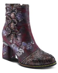 Spring Step - Carre Cap Toe Bootie - Lyst