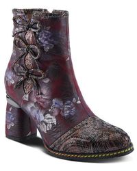 Spring Step - Carre Cap Toe Bootie - Lyst