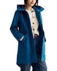 Seasalt Cornwall - Seafaring Waterproof Linen & Cotton Hooded Coat - Lyst