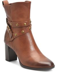 born tay block heel knee high boot