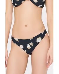 MILLY - Margot Seashell Bikini Bottoms - Lyst