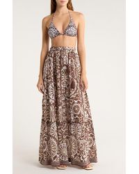 Ramy Brook - Ariella Cotton Cover-Up Maxi Skirt - Lyst