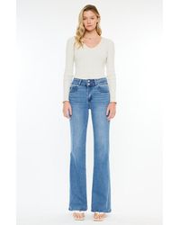 Kancan - Onyx Essentials Ultra High Rise Wide Flare Jeans - Lyst