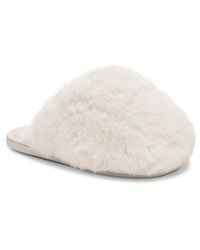 Free People - Snowball Faux Fur Slipper - Lyst