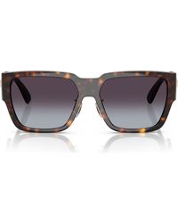 Versace - Biggie 57Mm Rectangular Sunglasses - Lyst
