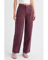 Damson Madder - Drew Wide Leg Jeans - Lyst