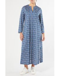 Marina Rinaldi - Ancella Cotton Jersey Midi Dress - Lyst