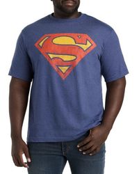 True Nation by DXL - Big & Tall Classic Superman Logo Graphic Tee - Lyst