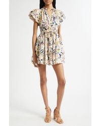 Ulla Johnson - Izel Floral Print Minidress - Lyst